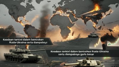 Keadaan terkini dalam bentrokan Rusia-Ukraina serta dampaknya garis besar