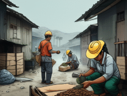 Masalah pelanggaran hak pekerja serta situasi kegiatan di bagian informal